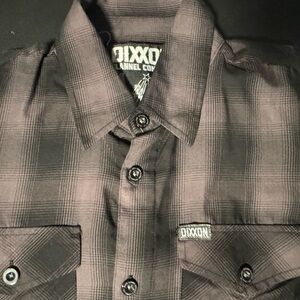 DIXXON “South Gate” Black Casual Button Down Shirt
